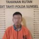 Petugas Polda Sumsel mengamankan pelaku kekerasan seksual anak di OKU Timur