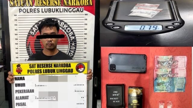 Polres Lubuk Linggau amankan pria RO dengan barang bukti sabu 0,79 gram di Lubuk Linggau.