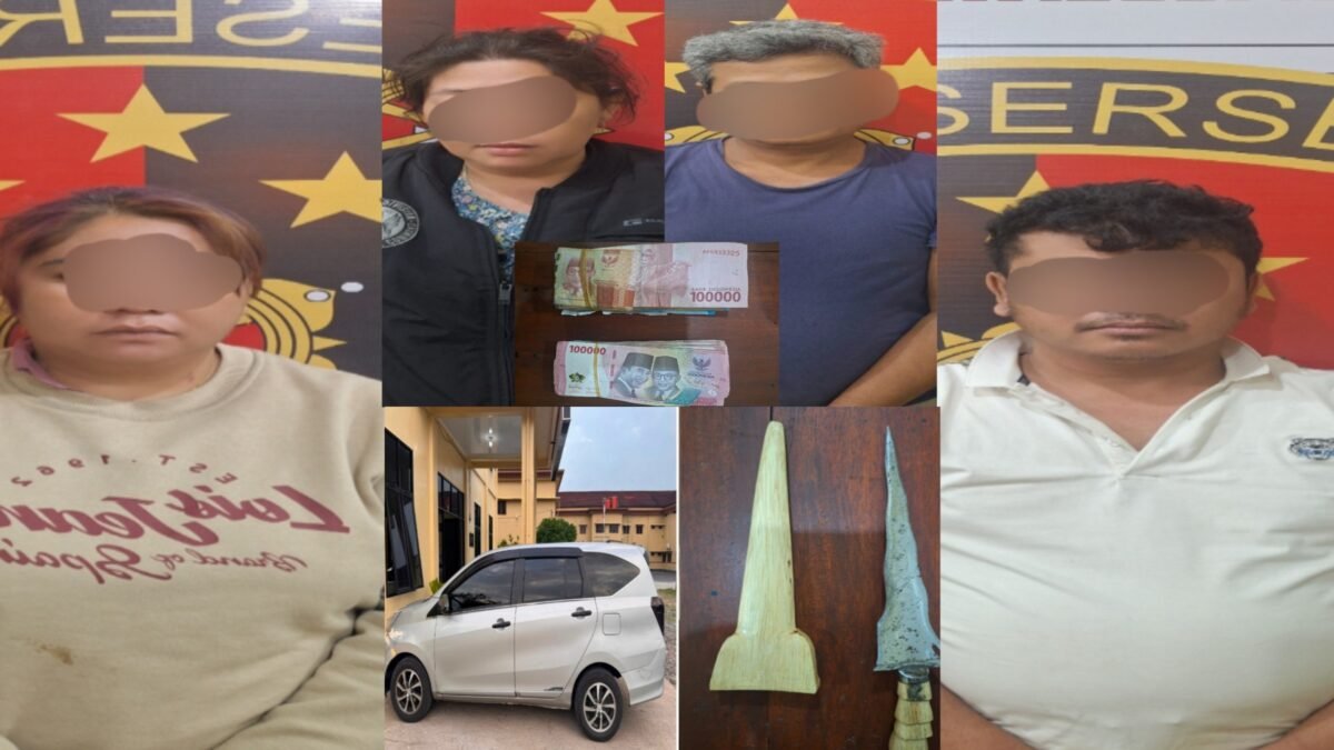 Empat pelaku curas SPBU di Empat Lawang berhasil ditangkap polisi dalam waktu singkat.