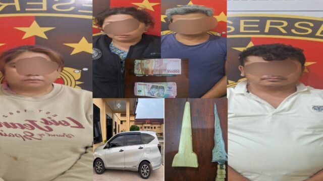 Empat pelaku curas SPBU di Empat Lawang berhasil ditangkap polisi dalam waktu singkat.
