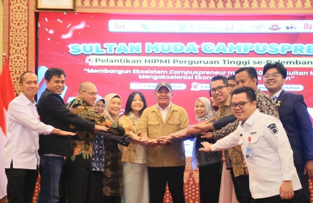 Gubernur Herman Deru saat meresmikan Kampus Sekolah Ekspor Sumsel untuk pengusaha muda.