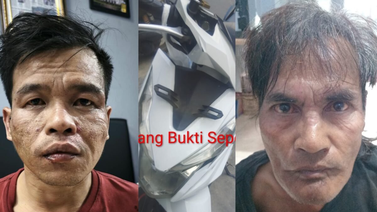 Dua pelaku perampasan motor anggota Polri berhasil ditangkap polisi di Palembang dalam waktu singkat.