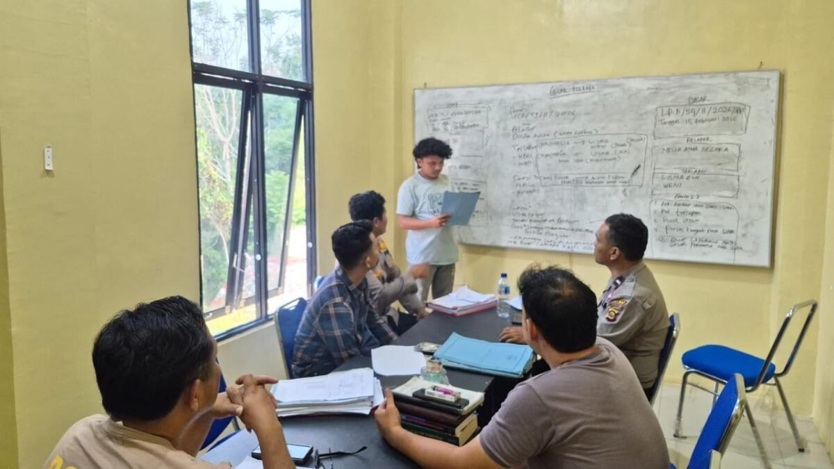 Kapolres Empat Lawang AKBP Abdul Aziz Septiadi menjelaskan penanganan ABH