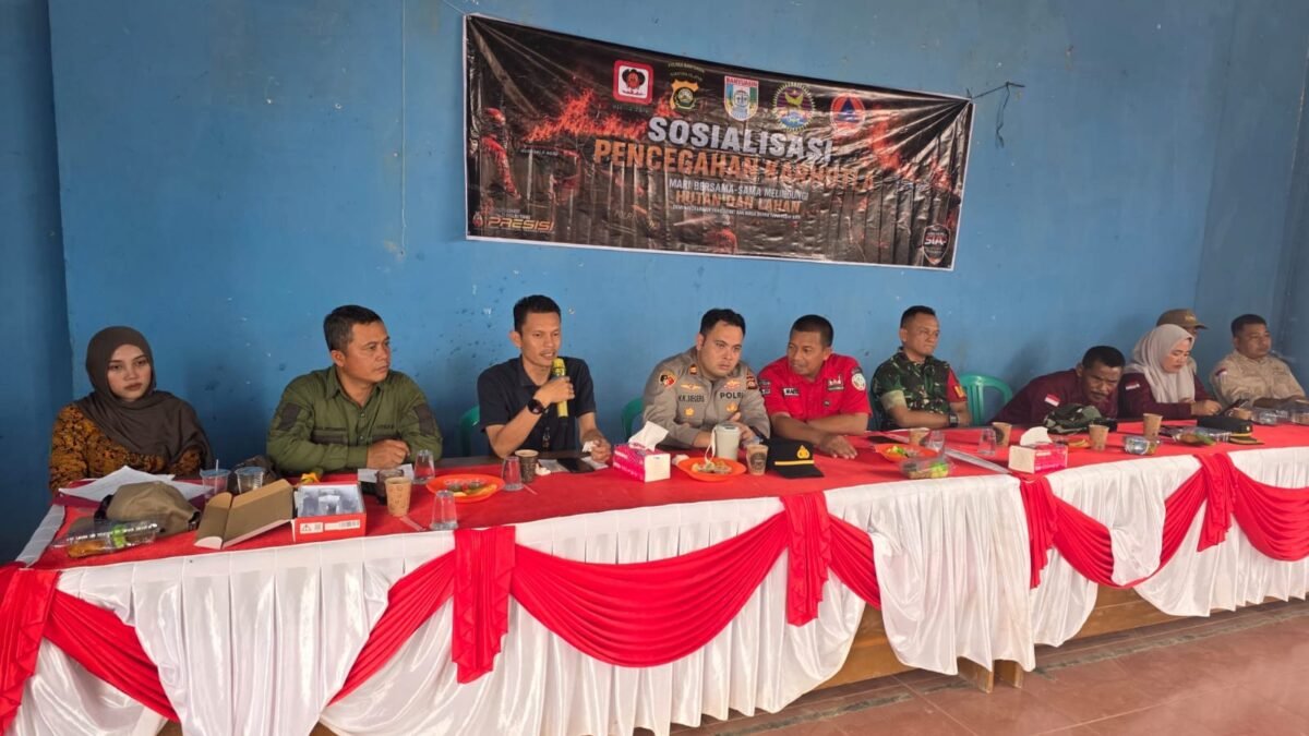 Petugas Polda Sumsel dan Manggala Agni bersinergi dalam pencegahan Karhutla di Banyuasin