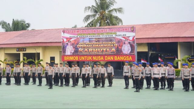 Personel Polda Sumsel bersiap tangani karhutla di wilayah prioritas Sumatera Selatan