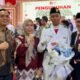 Muhammad Rafa Alfarezi, putra anggota Polri, saat pengukuhan Pasukan 17 Paskibraka Kota Palembang 2026
