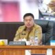 Sekjen Kemendagri Tomsi Tohir saat memimpin rapat koordinasi terkait kenaikan harga beras dan pengendalian inflasi daerah.