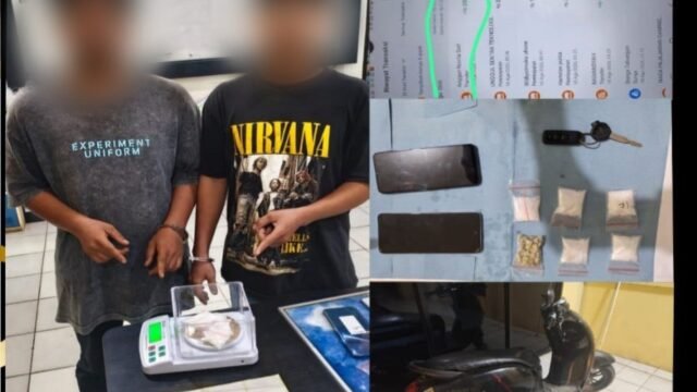 Ilustrasi penangkapan dua pemuda bawa sabu dan ekstasi di depan SMKN 2 Sekayu