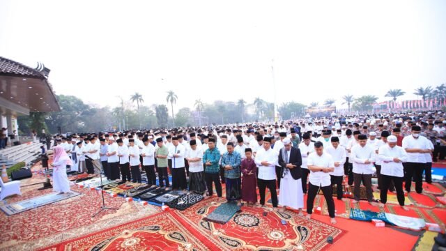 Gubernur Herman Deru pimpin Salat Istisqa di Griya Agung hadapi kemarau Sumsel
