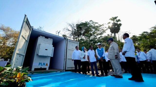 Presiden Prabowo Subianto meluncurkan Program PLTS 100 GWp di Gilimanuk, Bali