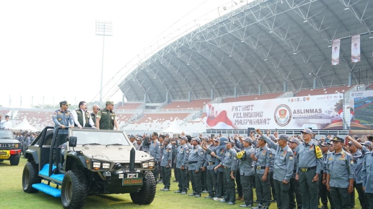 Kasad Jenderal TNI Maruli Simanjuntak saat pengukuhan DPP dan DPD ASLINMAS se-Indonesia di Palembang.