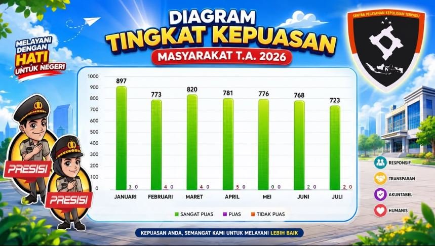 Pelayanan Cepat dan Humanis, SPKT Polrestabes Palembang Raih Respons Positif Masyarakat