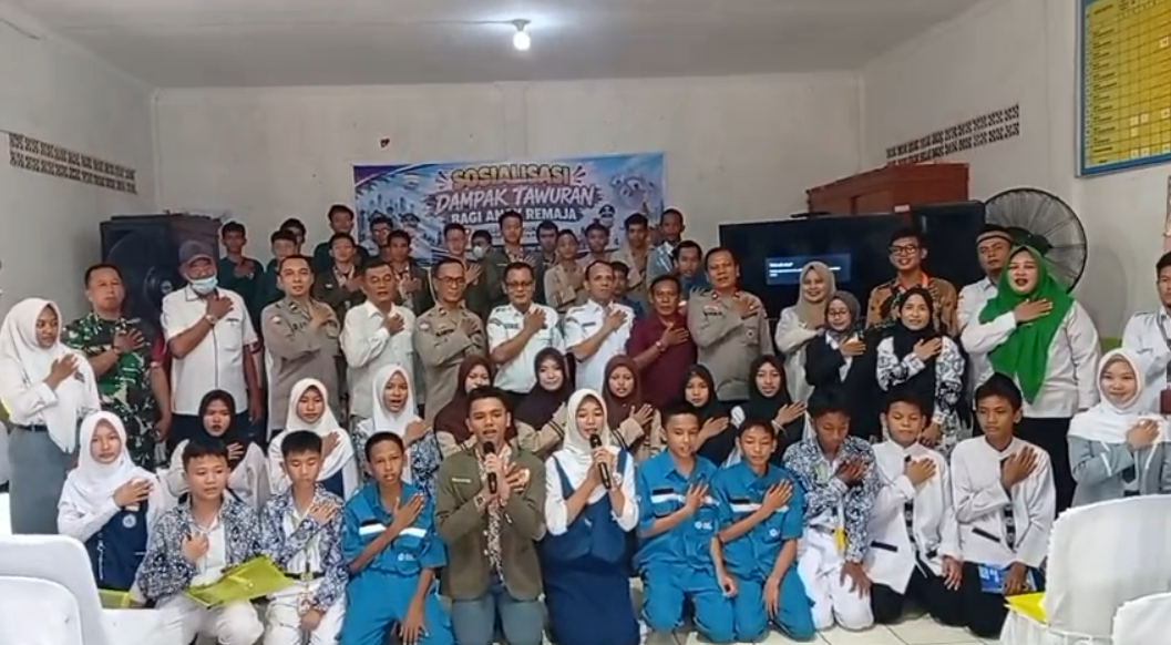 Bhabinkamtibmas Palembang Kawal Komitmen Pelajar: Stop Tawuran, Say No to Drugs!
