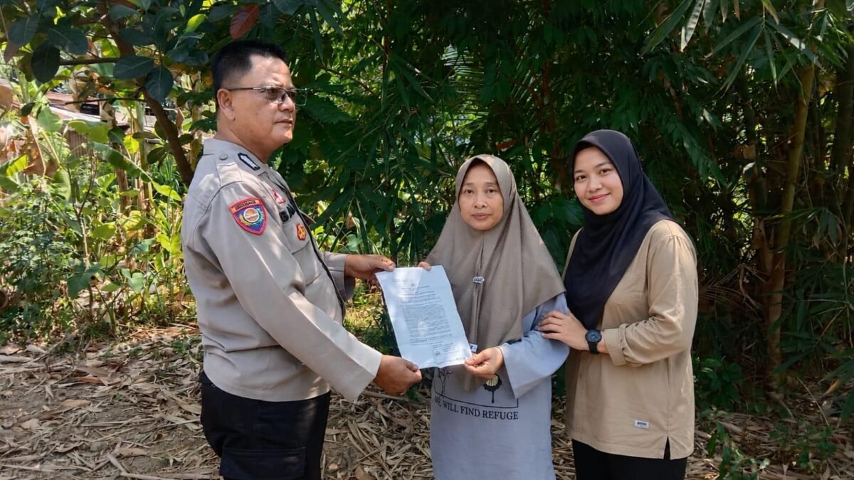 Cegah Karhutla, Seluruh Bhabinkamtibmas Polrestabes Palembang Sambangi Warga