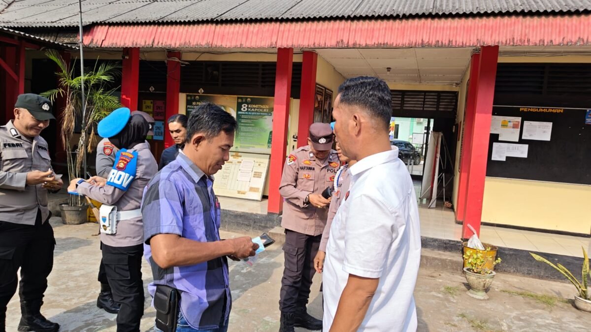 Jaga Profesionalisme Anggota, Si Propam Polrestabes Palembang Gelar Gaktibplin di Polsek SU II