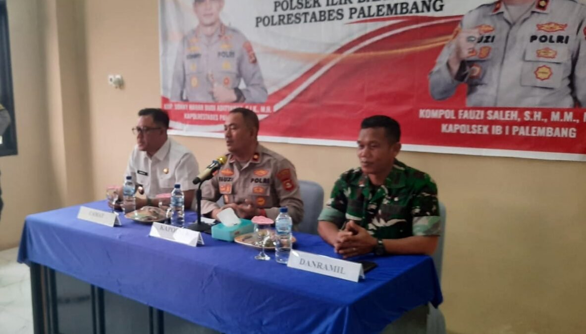 Cegah Tawuran di 23 dan 24 Ilir, Polsek IB I Perkuat Sinergi dengan Forkopimcam dan RT/RW