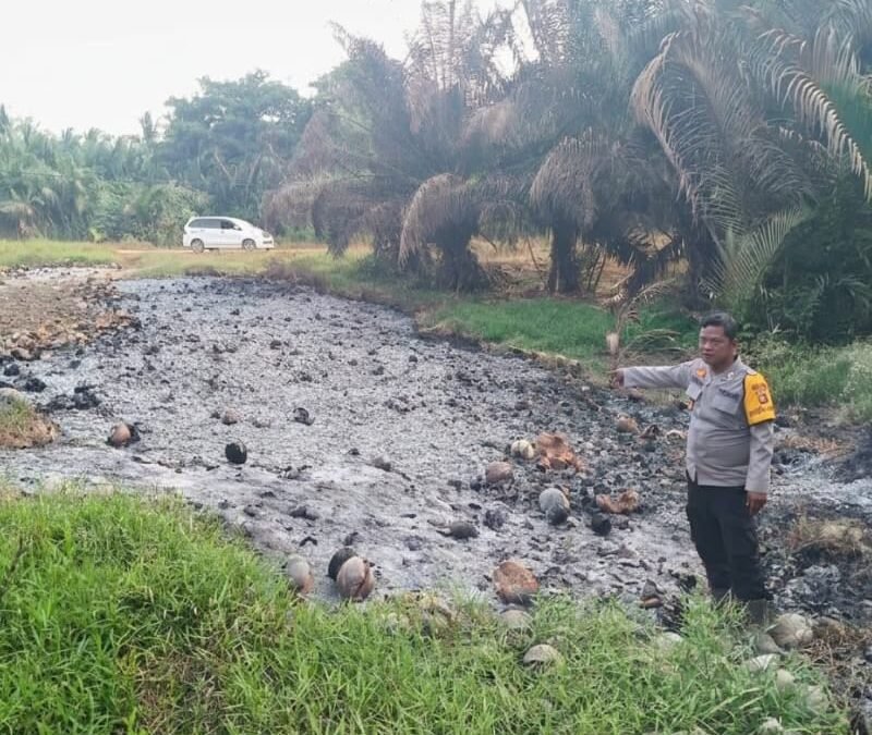 Ground Check Hotspot di Dana Mulya, Polisi Temukan Bakaran Sabut Kelapa