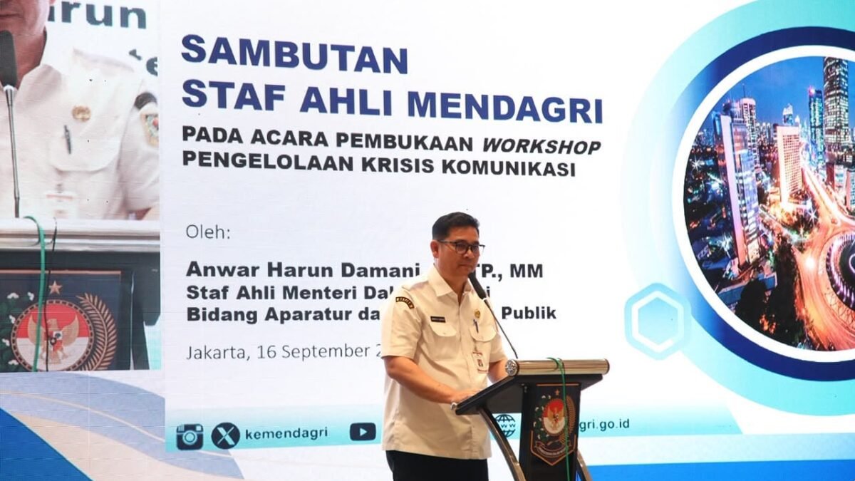 Kemendagri Dorong Pengelolaan Krisis Komunikasi Pemerintah secara Cepat dan Berbasis Data