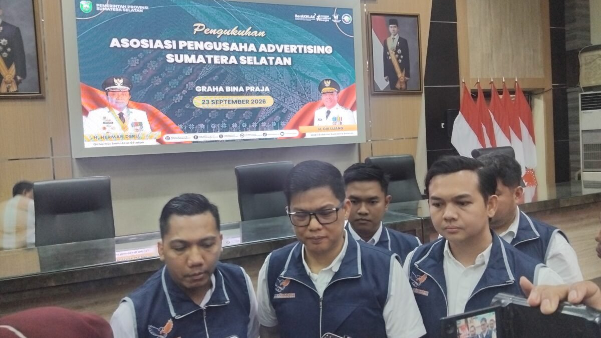 Asosiasi Pengusaha Advertising Sumsel Dikukuhkan, Dorong Sinergi Dunia Usaha dan Pemerintah
