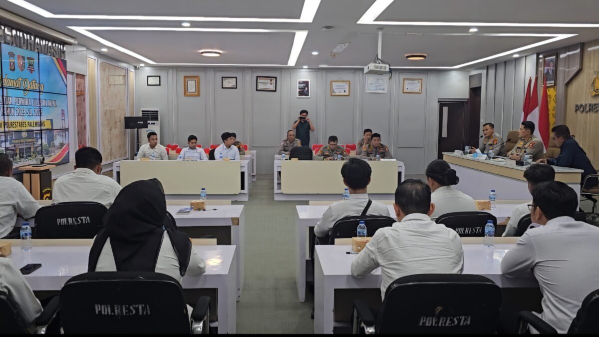 Tim Peneliti Polri Dalami Pelaksanaan Tugas Perwira Akpol 2023–2025 di Polrestabes Palembang