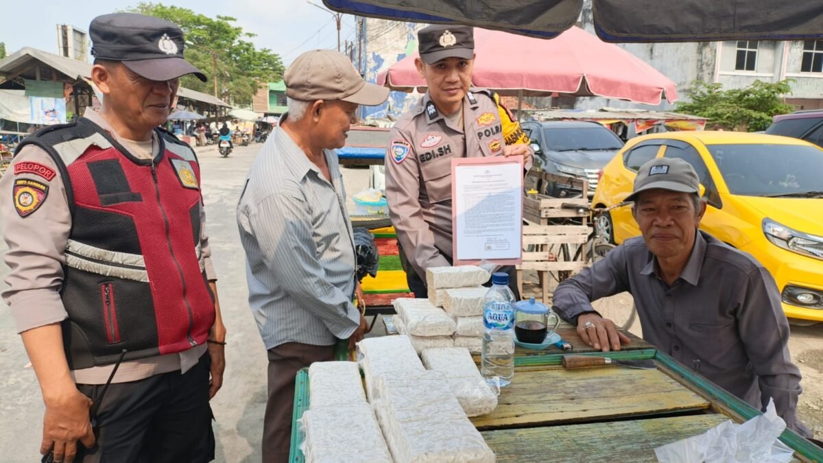 Bukan Sekadar Imbauan, Polsek Plaju Turun Langsung Cegah Karhutla