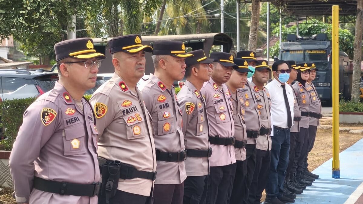 Wakapolrestabes Palembang Pimpin Apel Jam Pimpinan, Tekankan Kesiapsiagaan Personel