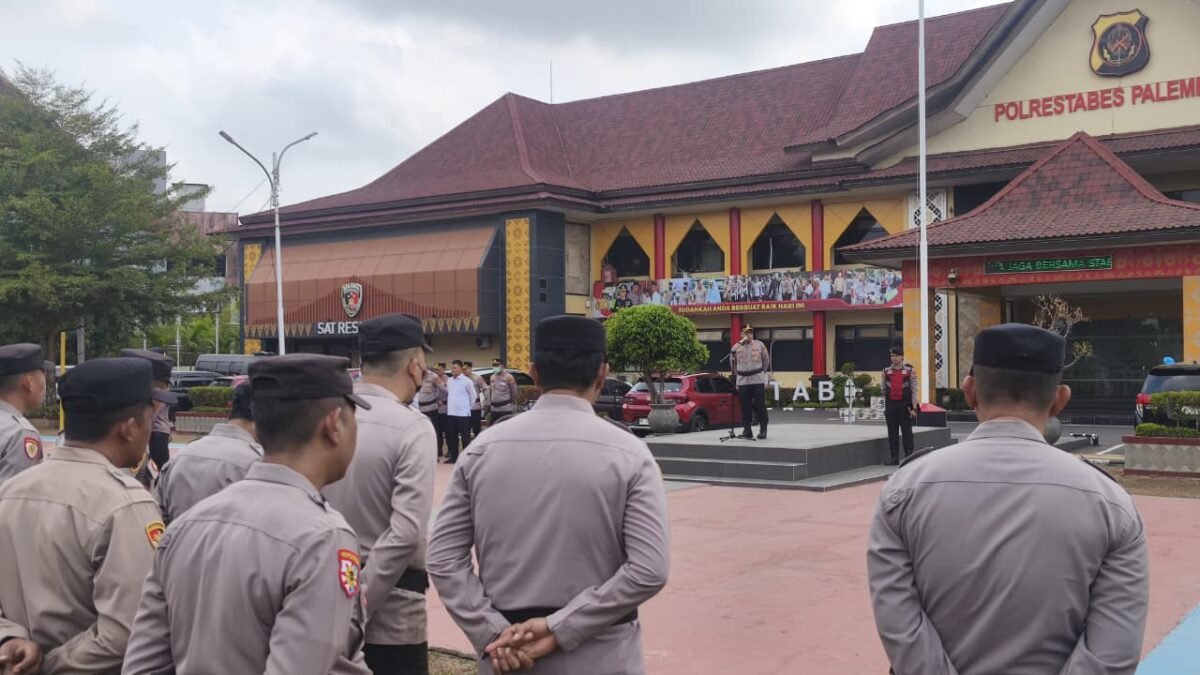 Wakapolrestabes Palembang Pimpin Apel, Perkuat Disiplin dan Profesionalisme Personel