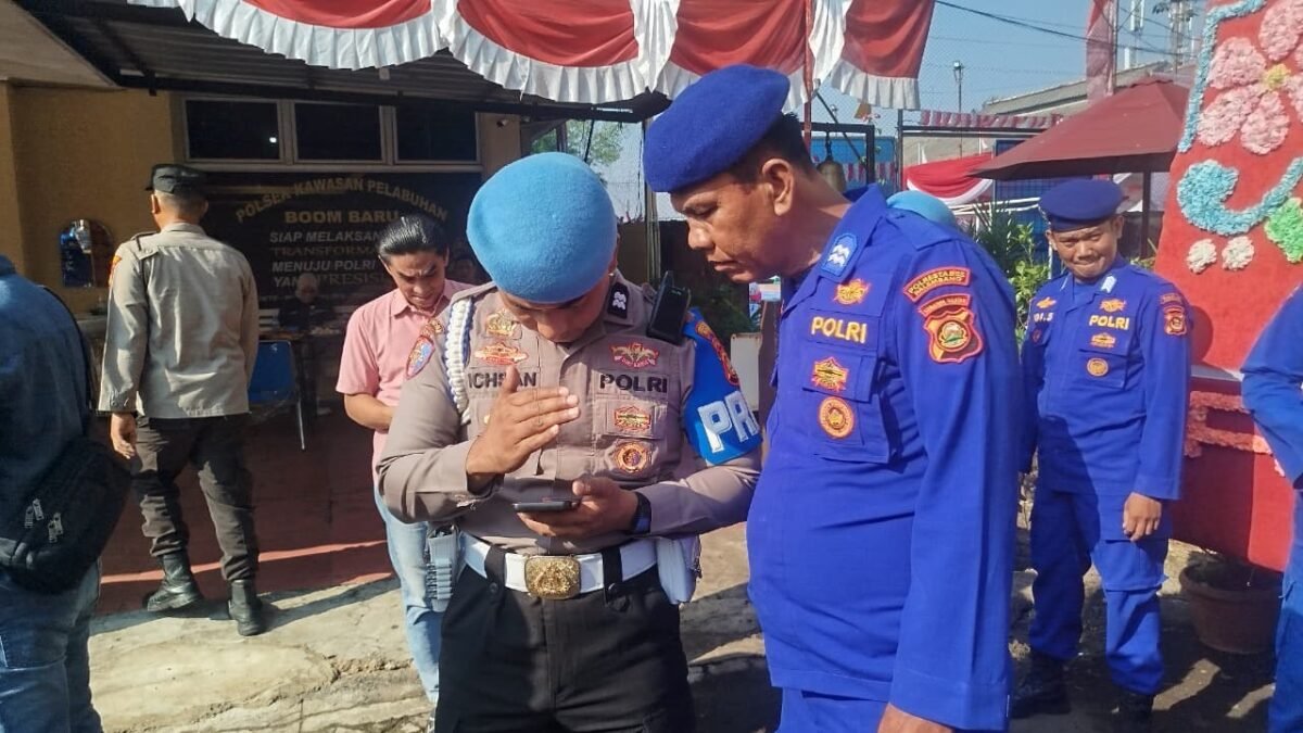 Jaga Disiplin dan Profesionalisme, Sat Propam Polrestabes Palembang Gelar Gaktibplin di Polsek KSK Boom Baru