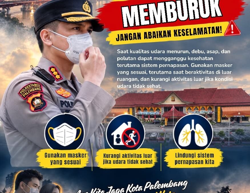 Cegah Karhutla dan Kabut Asap, Kapolrestabes Palembang Ajak Warga Jaga Lingkungan