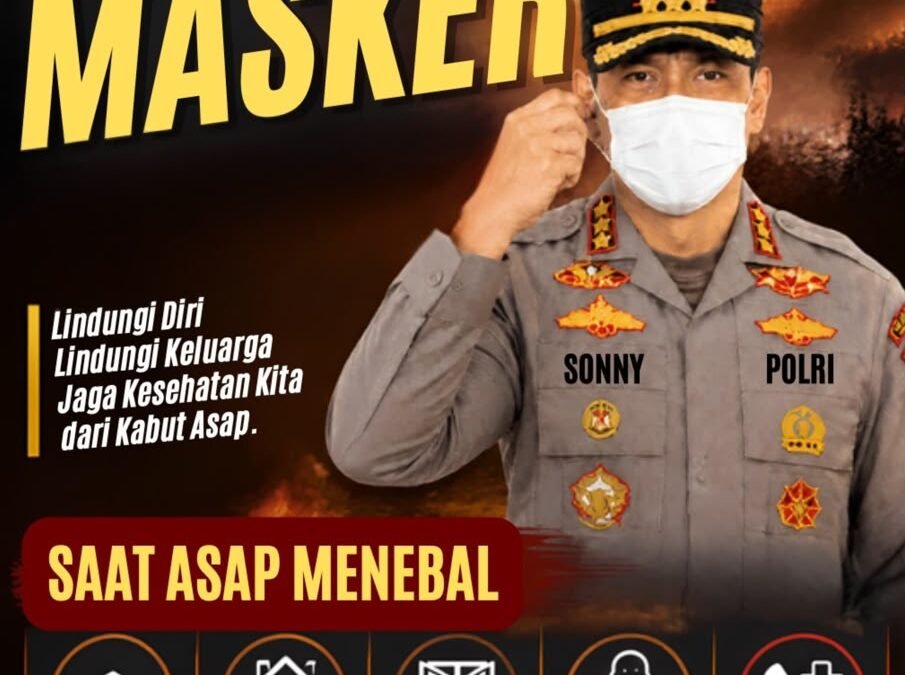 Kapolrestabes Palembang Imbau Warga Stop Karhutla dan Gunakan Masker Saat Beraktivitas
