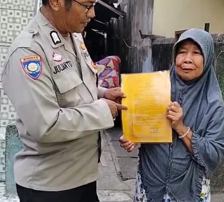 Bhabinkamtibmas Gencarkan Himbauan Larangan Membakar Lahan dan Sampah