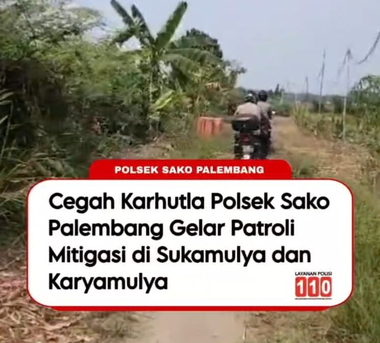 4. Patroli Karhutla Diperkuat, Polisi Ajak Warga Waspadai Titik Api dan Pembakaran Lahan