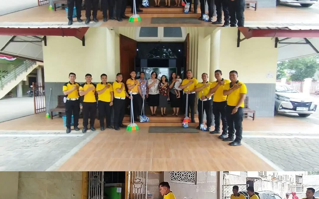 Wujud Kepedulian, Satlantas Polrestabes Palembang Hadir Lewat Bakti Sosial