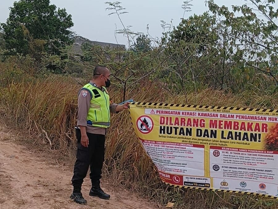 Maklumat Kapolda Sumsel Disebar, Polsek Plaju Perkuat Pencegahan Karhutla
