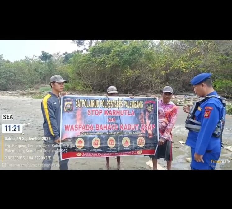 Satpolairud Sambangi Nelayan, Ingatkan Bahaya Setrum Ikan dan Karhutla