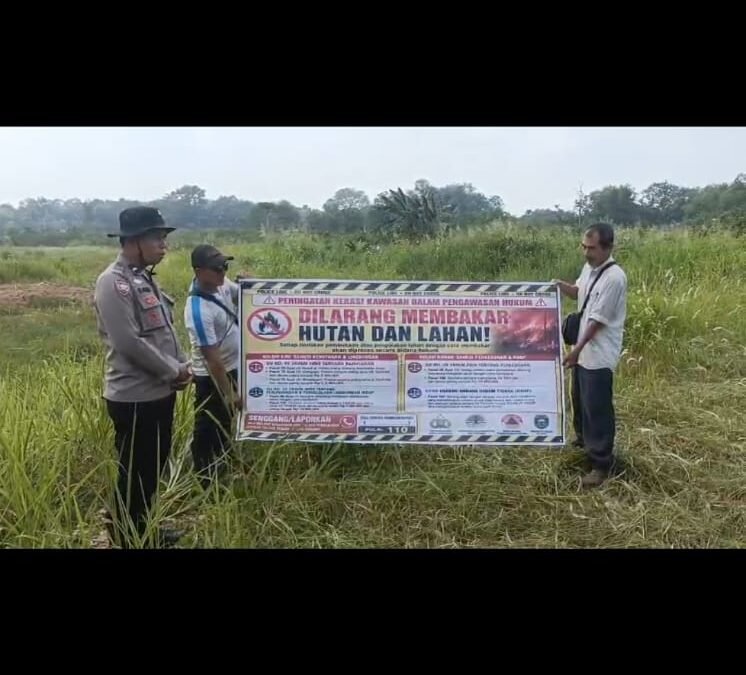 Cegah Kebakaran Hutan dan Lahan, Polisi Ajak Masyarakat Peduli Lingkungan
