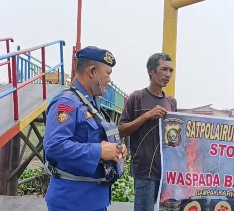 Antisipasi Karhutla, Satpolairud Intensifkan Patroli di Sekitar Perairan Pulau Kemaro