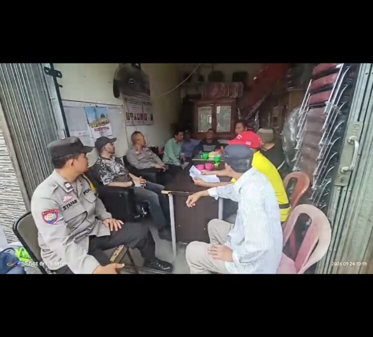 Sosialisasikan Dampak dan Sanksi Karhutla, Kapolsek IB II Turun Langsung Sambangi Warga 32 Ilir