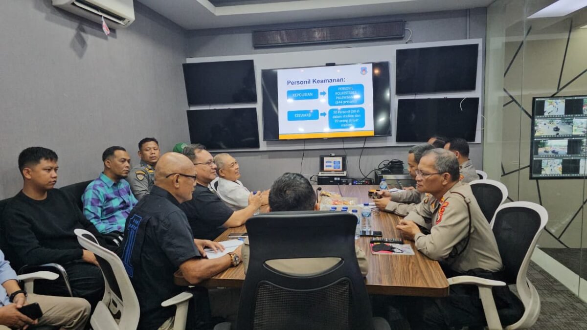 Polrestabes Palembang Matangkan Pengamanan Tiga Agenda Besar, dari Liga 2 hingga Smart Fren Run 2026