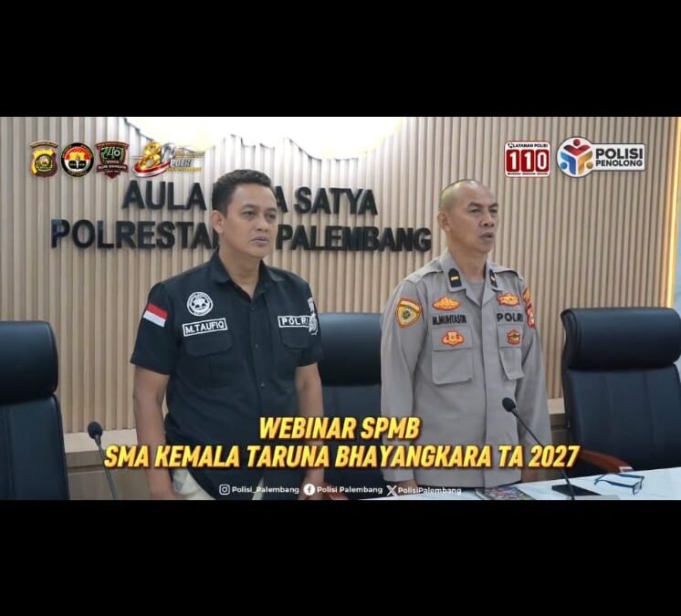 Polrestabes Palembang Tingkatkan Pemahaman Personel Terkait SPMB SMA Kemala Taruna Bhayangkara TA 2027
