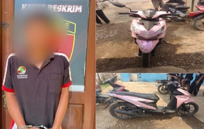 Ilustrasi aksi curanmor di Muba yang digagalkan warga dan polisi