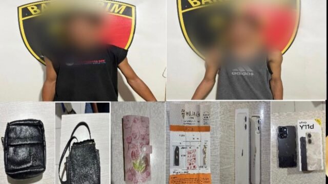 Ilustrasi penangkapan dua pemuda tersangka pencurian cincin emas di Musi Banyuasin oleh warga.