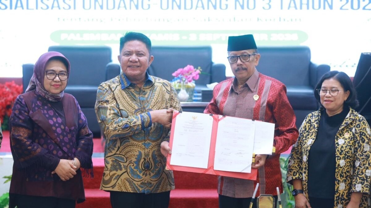 Gubernur Herman Deru mendorong prioritas kantor perwakilan LPSK di Sumsel untuk perlindungan saksi dan korban tindak pidana.