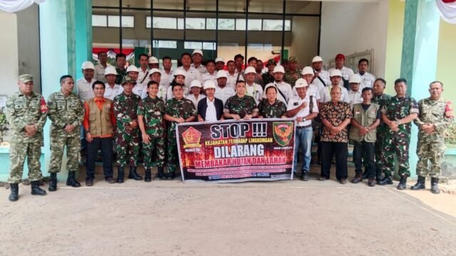 Tim gabungan TNI dan warga bersinergi cegah Karhutla di wilayah Kodim 0403/OKU