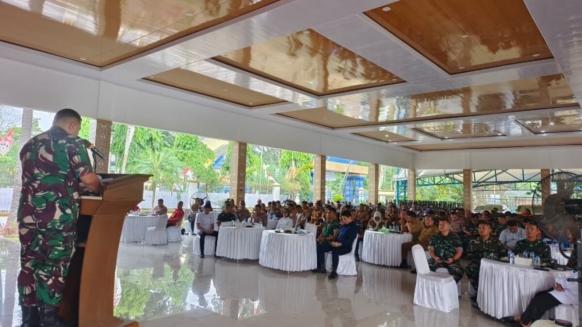 Tim Penyuluh Mabes TNI dan Siswa Sesko TNI berkoordinasi untuk pencegahan Karhutla di Lahat.