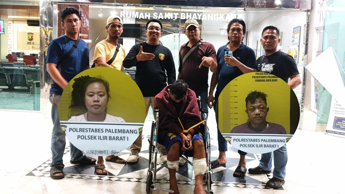 Ilustrasi penangkapan sepasang kekasih pelaku pencurian kamar kos di Palembang