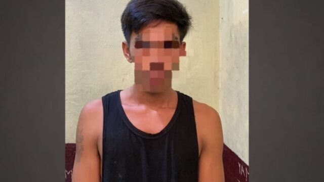 Petugas kepolisian mengamankan terduga pencuri motor di Ogan Ilir