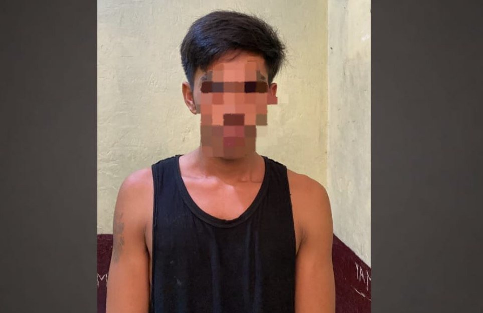 Petugas kepolisian mengamankan terduga pencuri motor di Ogan Ilir