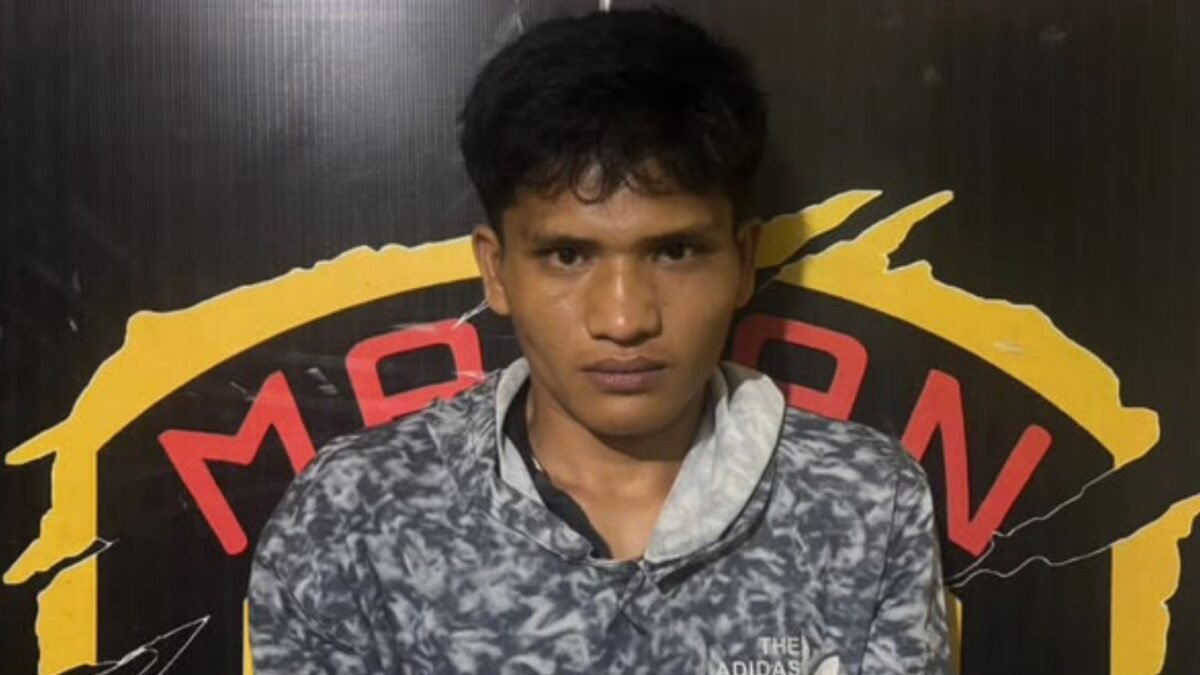 Tim Macan Polres Lubuklinggau amankan Irawan, pelaku pencurian uang Rp2 juta di kontrakan.