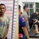 Pria terduga pencurian getah karet di OKU diamankan polisi setelah dipukuli massa.